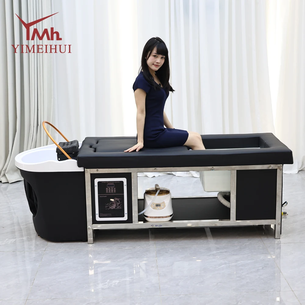 Wholesale salon spa moxibustion physical therapy hair washing bed massage foot bath pedicure shampoo bed