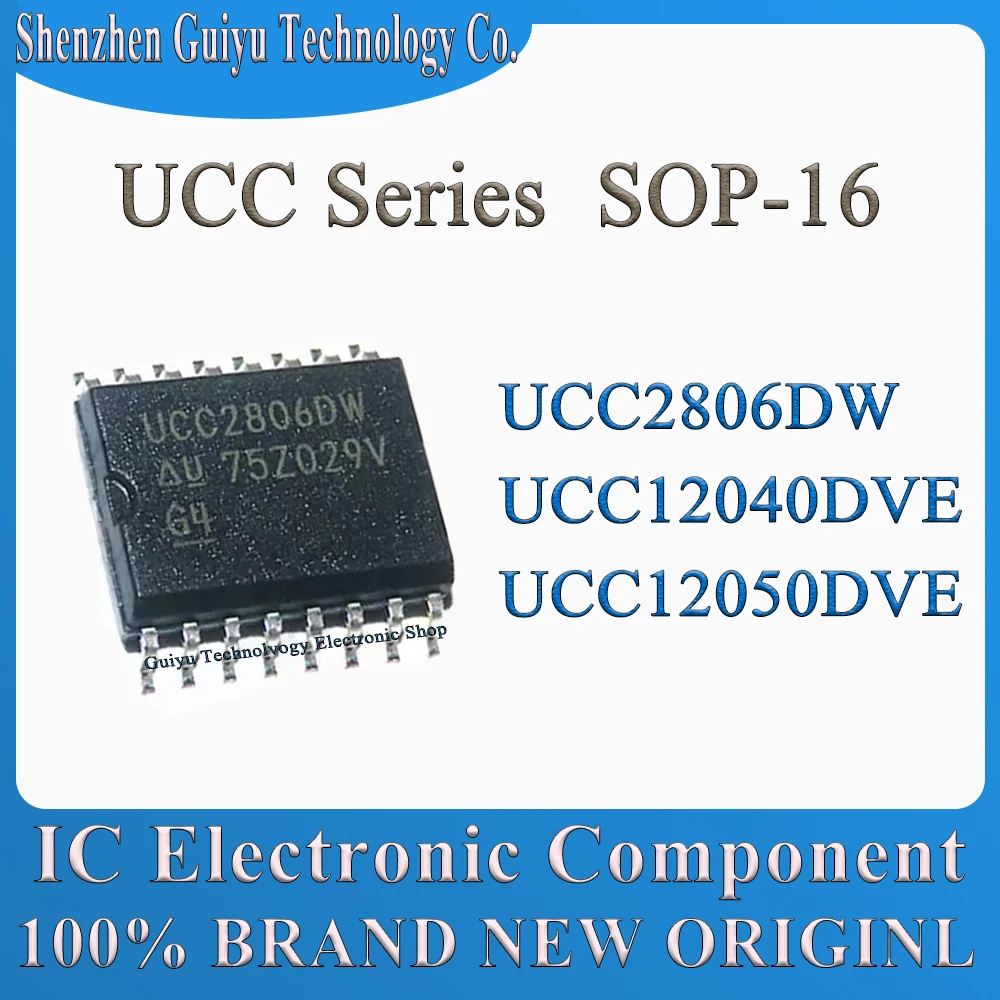 

UCC2806DW UCC12040DVE UCC12050DVE UCC12040DV UCC12050DV UCC2806 UCC12040 UCC12050 UCC SOP-16 IC Chip