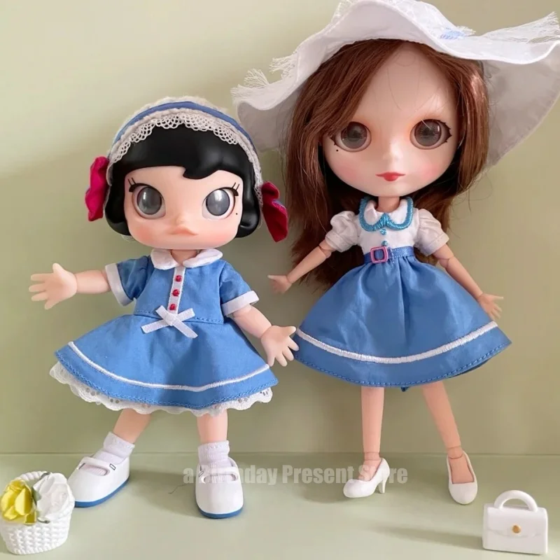 

Мобильная кукла, ткань Kawaii Molly&BlythsBjd, набор, платье, игрушка, серия экшн-кукол, декоративная модель, детская игрушка