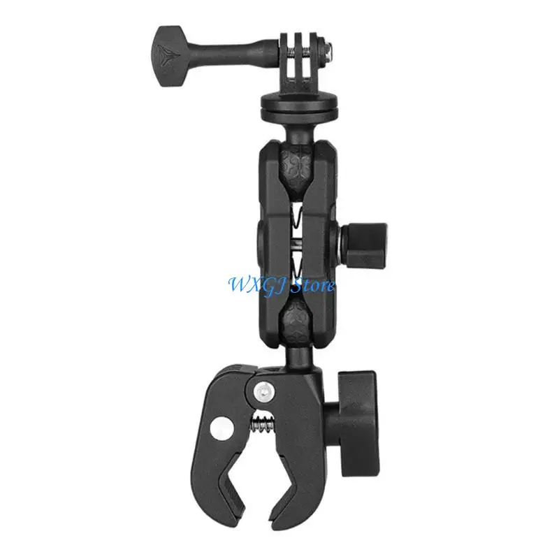 

37JE Action Camera Handlebar Mount Adjust Camera Mount Universal Bike & Motorcycle Camera Support Shockproof Designings