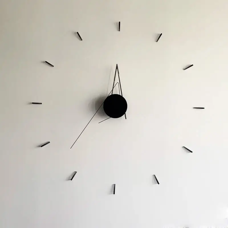 

Nordic Wall Clocks Minimalist Wall Clock Art Decoration Clock Living Room Silent Mechanism Watch Aesthetic Decorating Items
