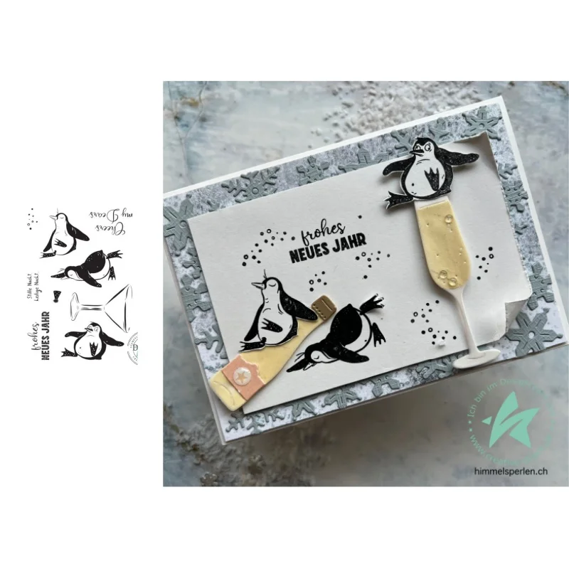 Neuankömmling Presell Snow Stanzformen und Stempel für DIY Scrapbooking/Fotoalbum, dekorative Prägung, DIY-Papierkarten
