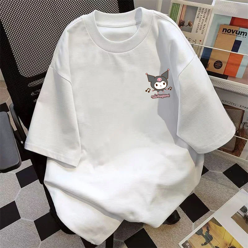 

Cartoon Printed Short-sleeved T-shirt Men's and Women's Summer Loose Trendy Brand Versatile Casual Breathable Soft Top