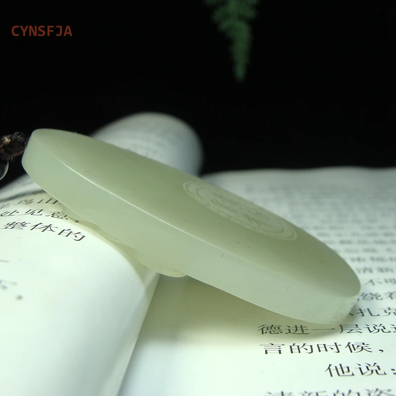 CYNSFJA New Real Rare Certified Hetian Jade Nephrite Lucky Amulets Wealth Fish Jade Pendant Hand Carved High Quality Best Gifts