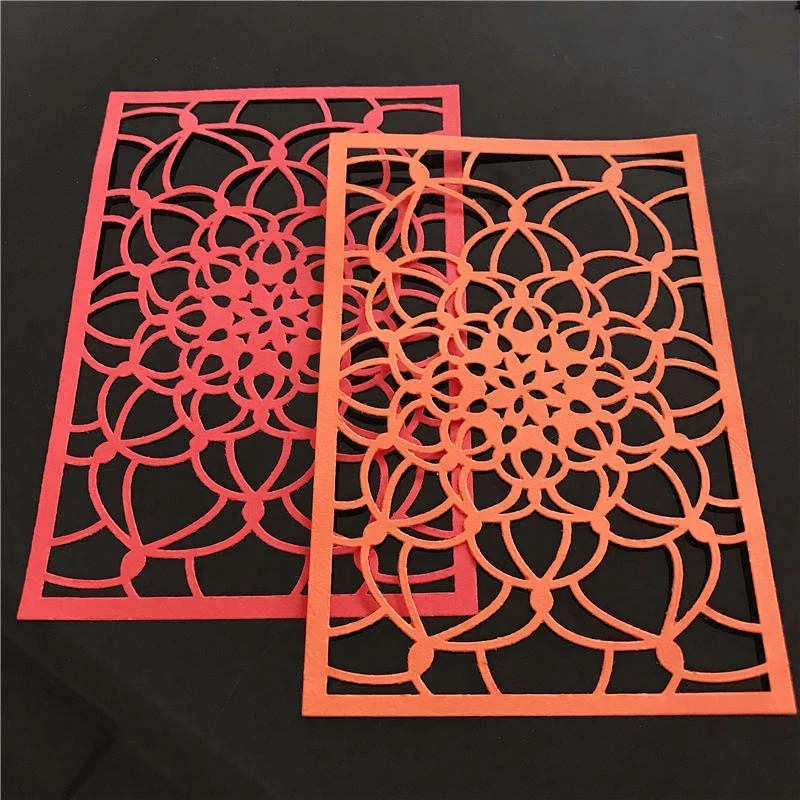 DIY Square Border Metal Cutting Dies Embossed Paper Art Scrapbook Long Frame Cutting Die