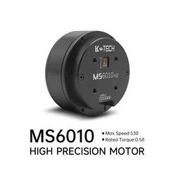 MS6010v3 low internal resistance brushless outrunner bldc robot drive motor , brushless gimbal motor,with integrated driver