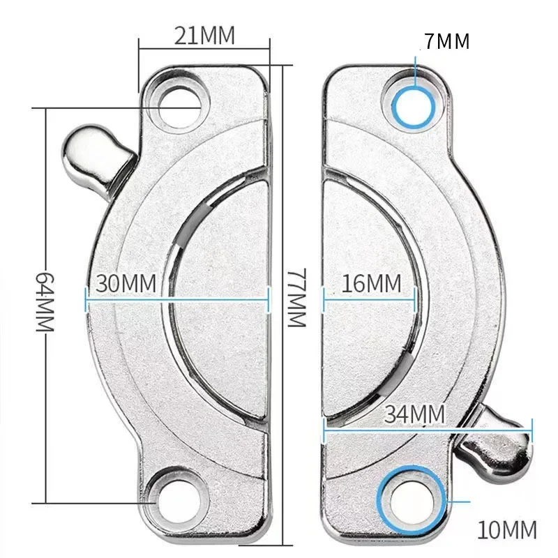 Tabletop Connector Table Buckles Desk Combination Woodworking Fasteners Furniture Hinges for Wardrobe Cabinet Folding Shelf