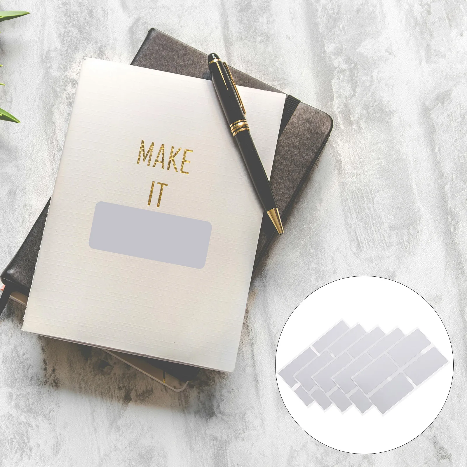 50 Pcs Scratch Off Cards DIY Labels Stickers Tickets Fun Party Game Prize Birthday Christmas Gathering Office School