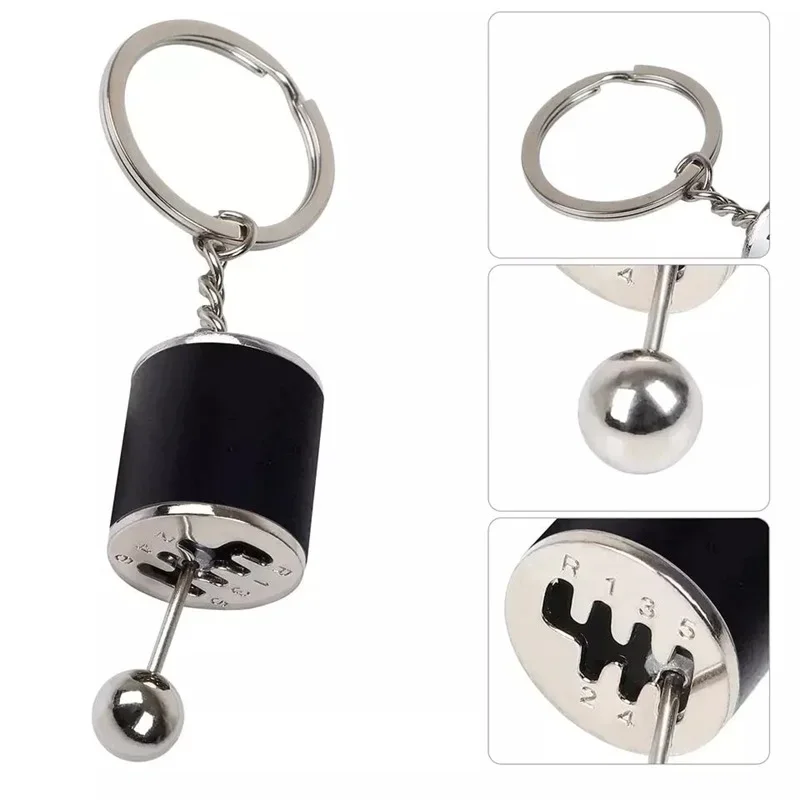 Car Transmission Keychain Men Women 6 Speed Manual Car Style Keychain Turbo Keychain Gear Head  Transmission