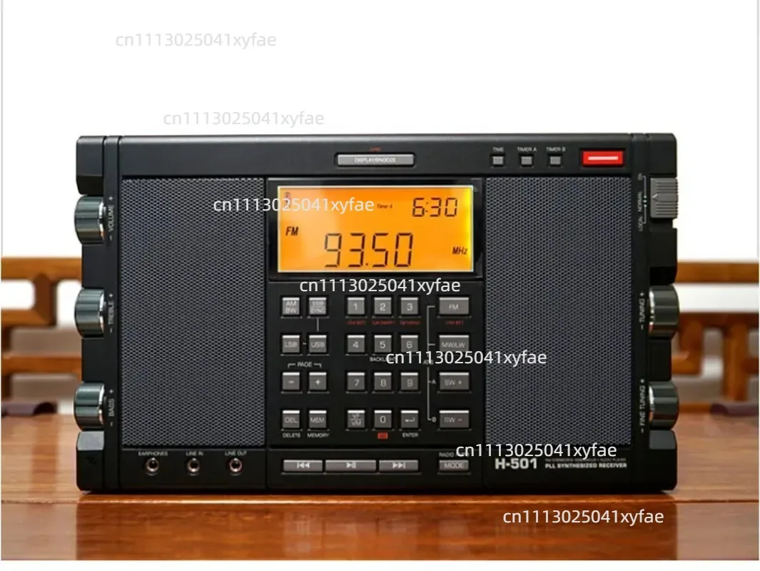 Dual Speaker Portable Full Band Receiver Supports FM AM SSB Bluetooth Audio Player Multiband Shortwave Broadcast Device