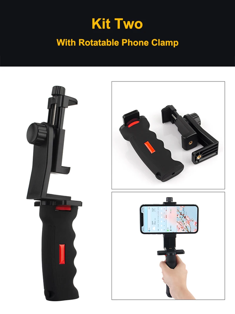 Kamera Griff Grip Universal Breite Plattform Pistol Grip mit 1/4 "Schraube für Telefon Canon Nikon Sony SLR DSLR DC kameras – Detail 5