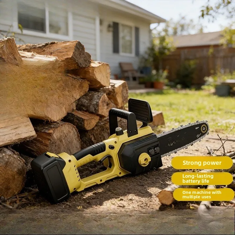 12 Inch Brushless Cordless Lithium Chainsaw Handheld Rechargeable Outdoor Tree Pruning & Logging Saw