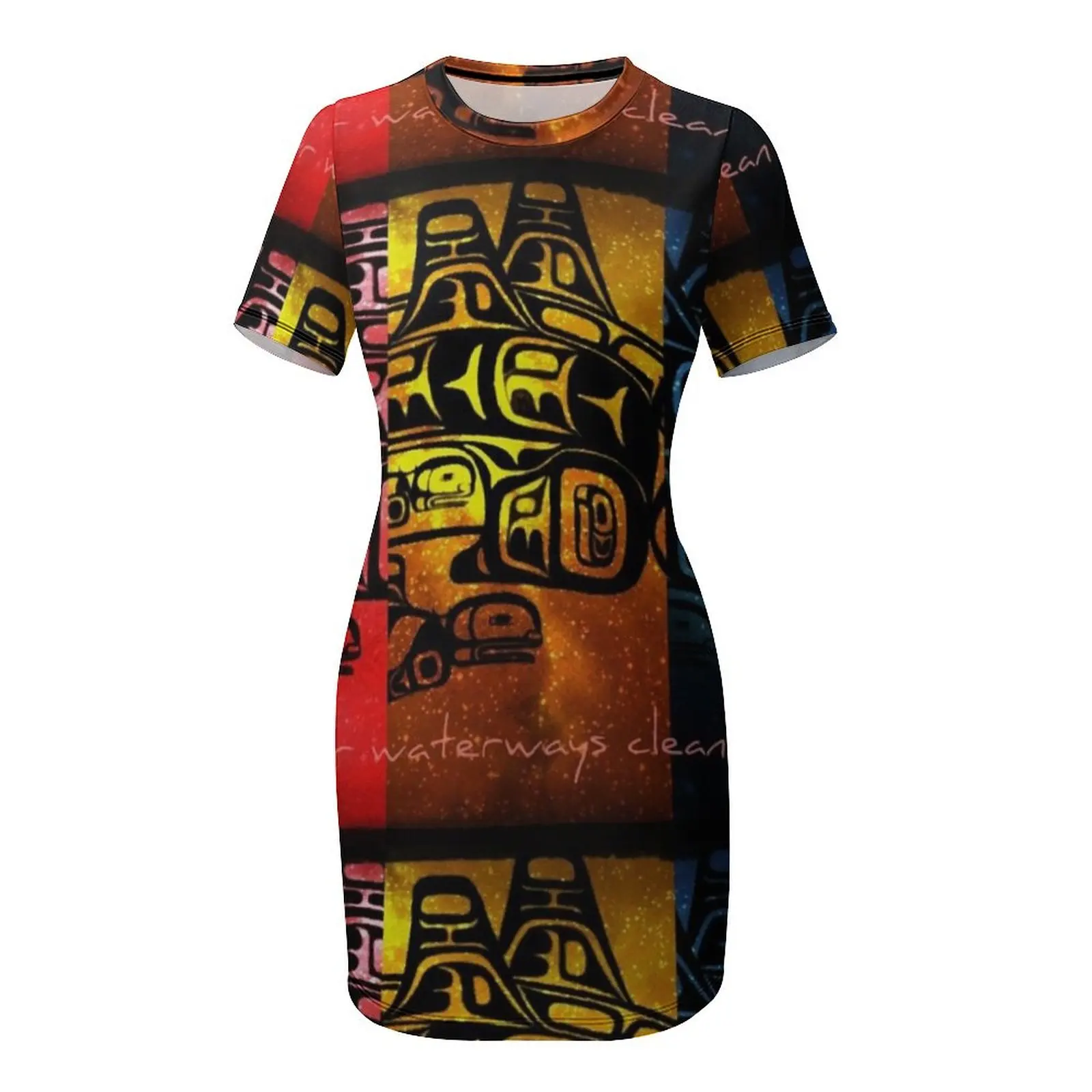 Keep Our Waterways Clean & Safe Short Sleeved Dress prom dress dresses for womens Dress