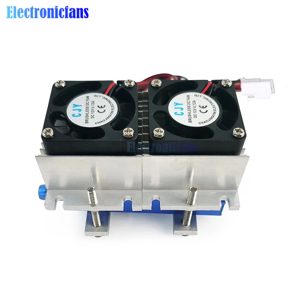 Semiconductor Refrigeration Chip Cooler Small Air Conditioning Fan 144W DC12V High Power Thermoelectric Peltier Cooling System