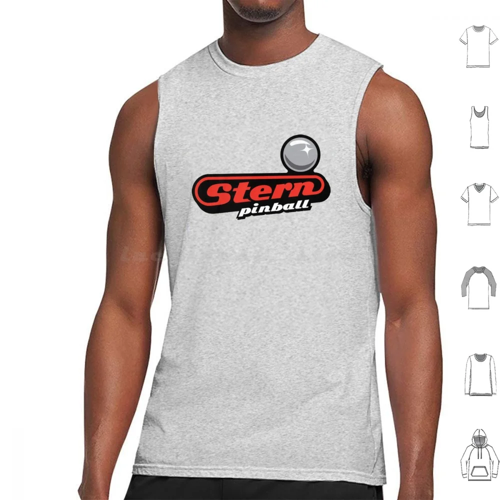Stern Tank Tops Print Cotton Game Arcade Games Vintage Memories Retro Gottlieb Williams Star Ball Bumper Bonuses Skill