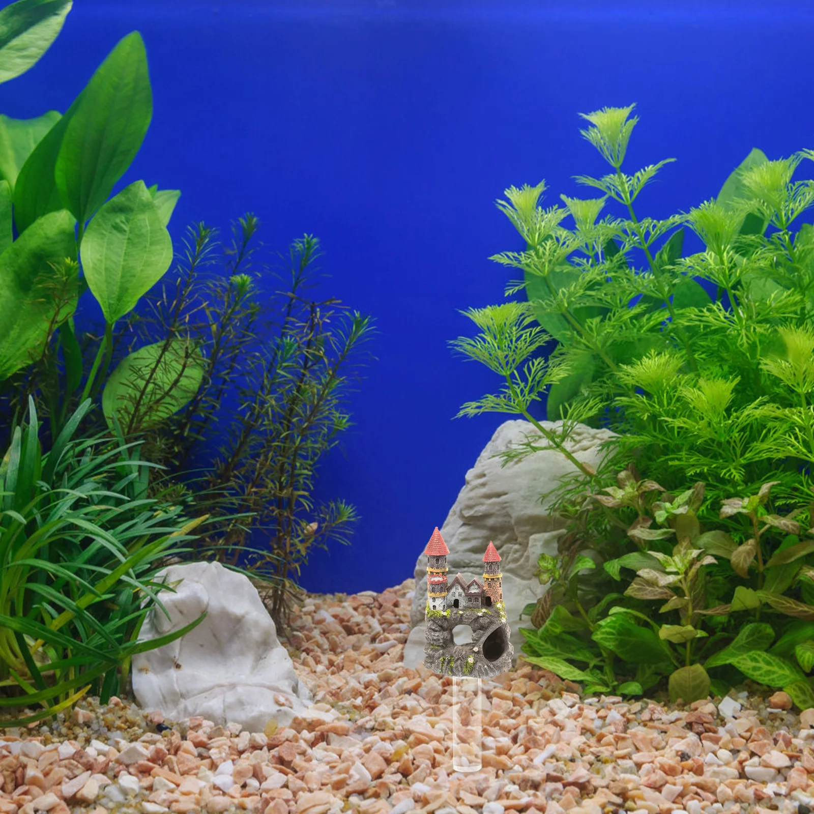 6pcs Clear Dowel Rods Set Acrylic Craft Support Rods For Micro Landscape Fish Tank Decor Plant Cake Topper Display Craft