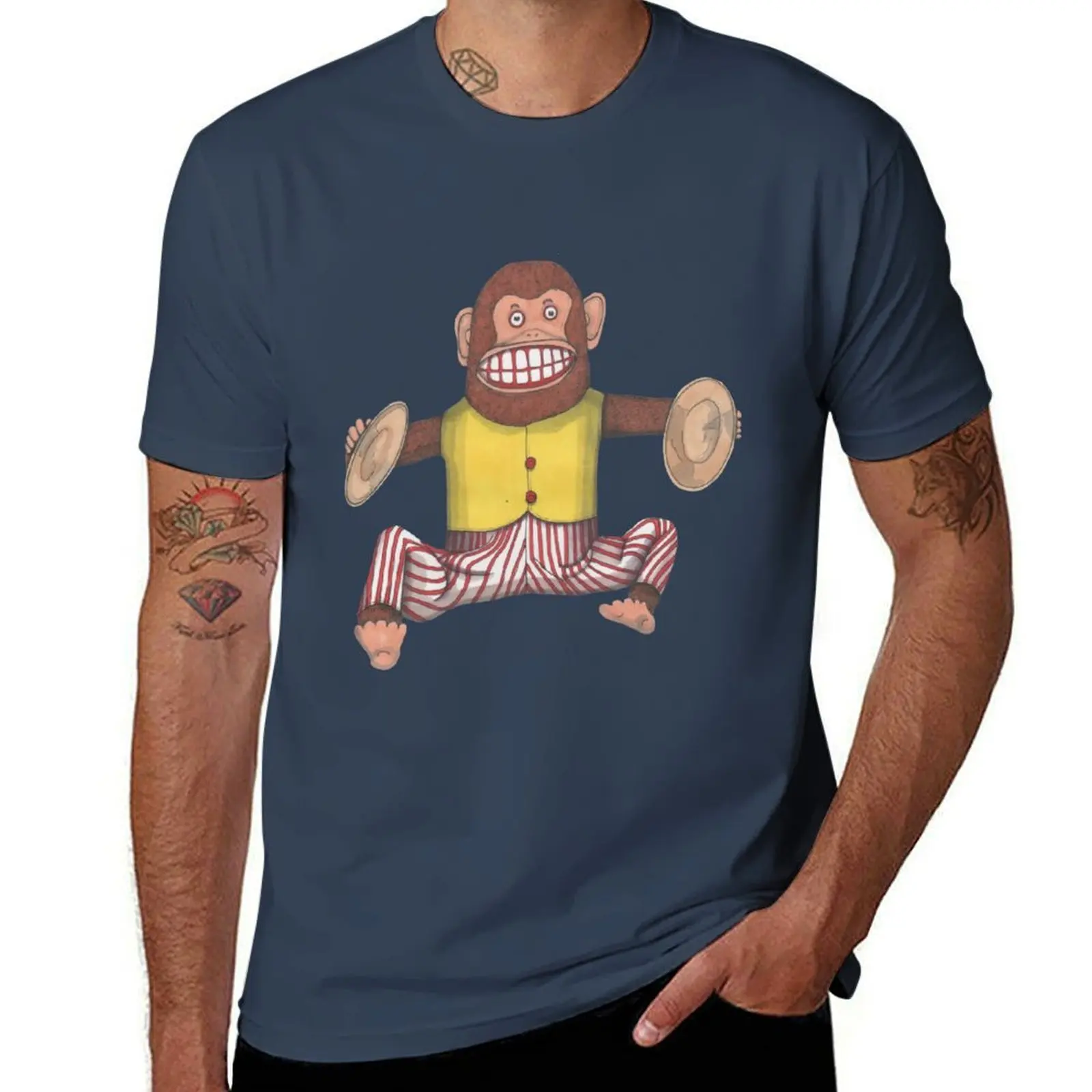 

Monkey, Clapping Monkey, Retro Toy. T-Shirt man t shirts for men man graphic t shirt man t shirt designer T-Shirt