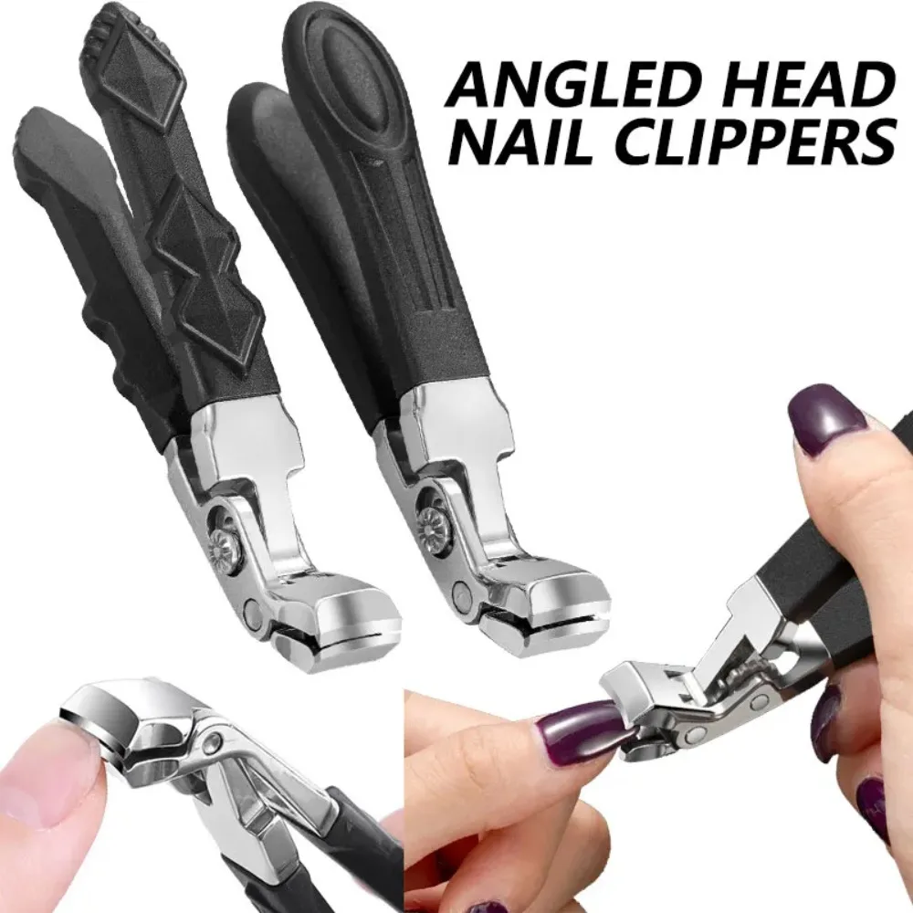 

Professional Nail Clippers for Seniors Long Handle Pro Toenail Clippers Stainless Steel Fingernail Toenail Cutter Manicure Tool