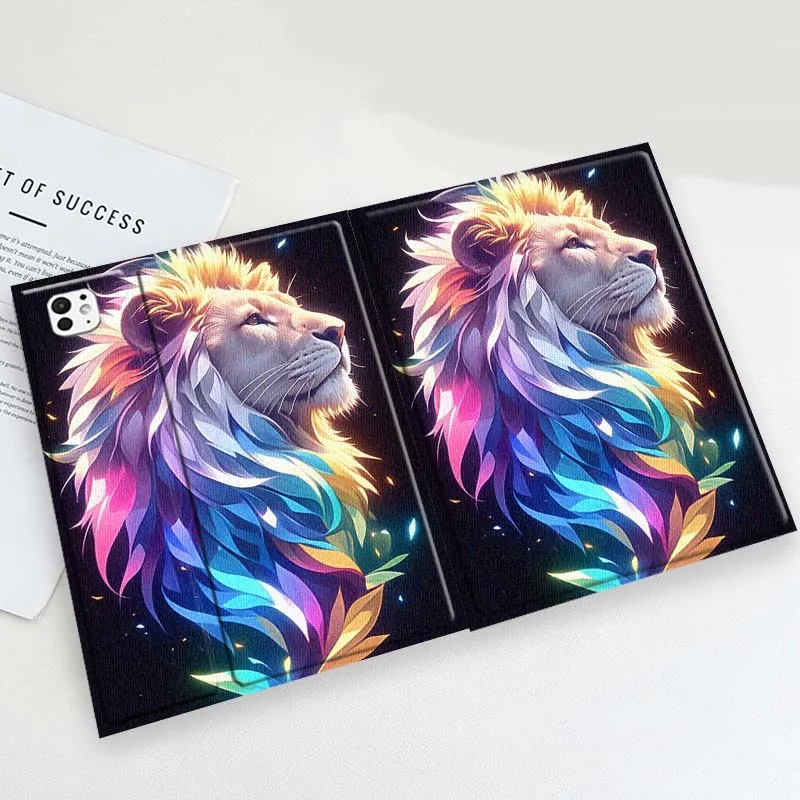 Lion Art Fashion Trend For iPad Pro Air Mini 2 3 4 5 6 7 7th 8th 9th 10th 11th 10.2 9.7 10.5 10.9 11 12.9 13 Tablet Case