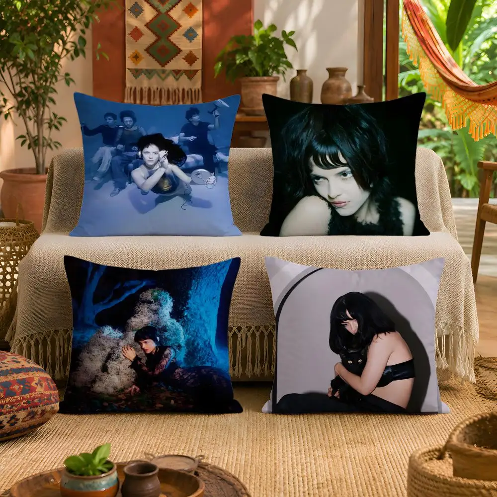 THE M-MARIAS SUBMARINE Band Guest Room Styling Reading Corner Short Plush Cushion Cozy Short Plush Fabric Simple Upkeep Cover
