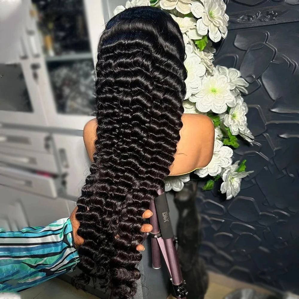 

Парики Deep Wave из 100% натуральных человеческих волос, бразильские парики с HD-кружевной передней частью 13x4, парики с HD-кружевной передней частью 13x6 из натуральных человеческих волос для женщин