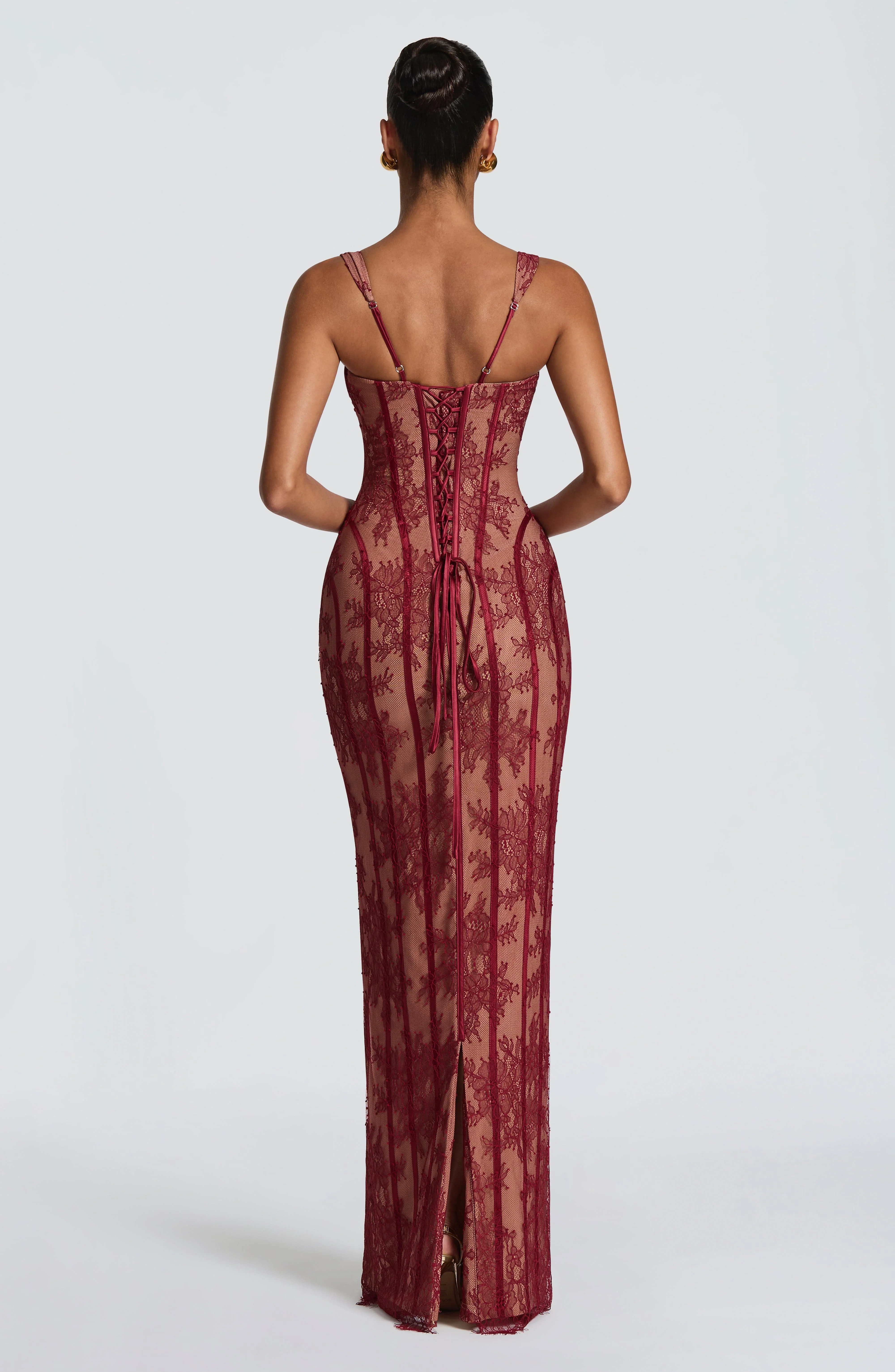 Bodycon Dress Women - Robe longue sirène élégante à col