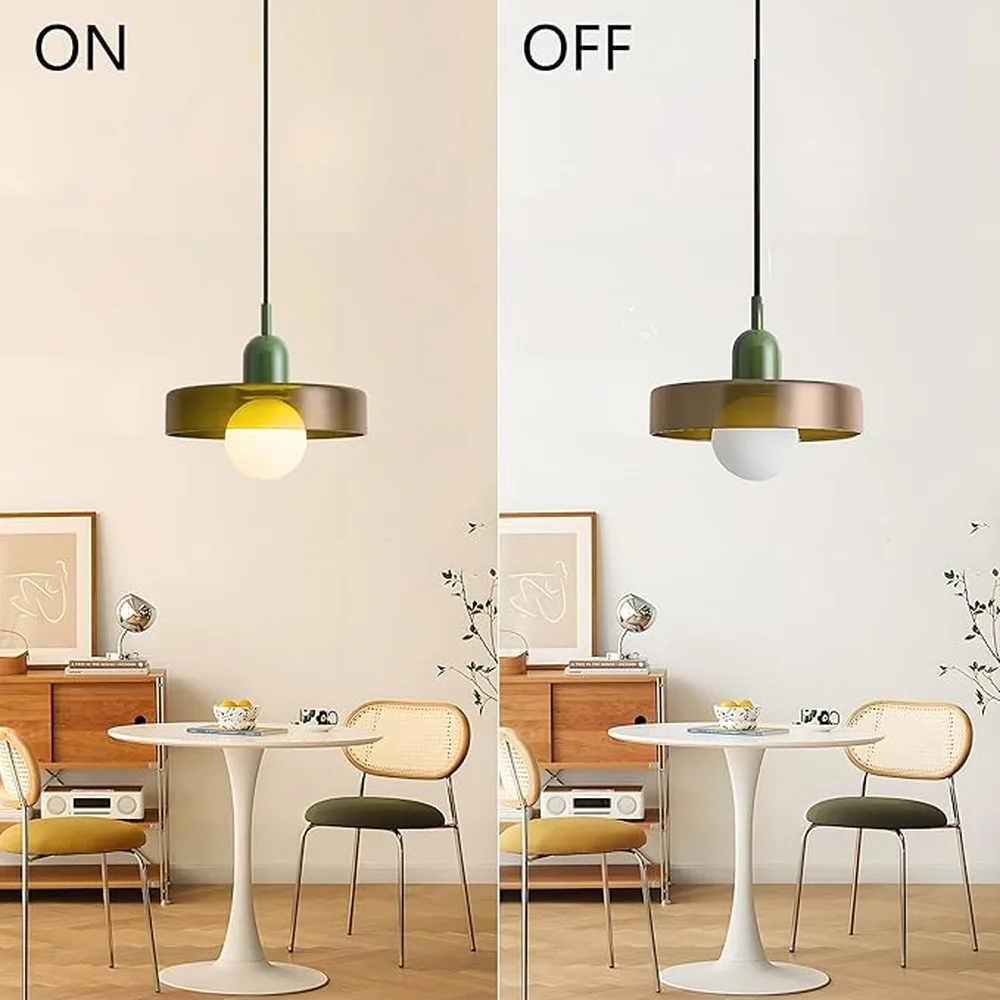 Breathtaking Green Pendant Light Mid Century Modern Combining Retro Charm And Stylish Aesthetic