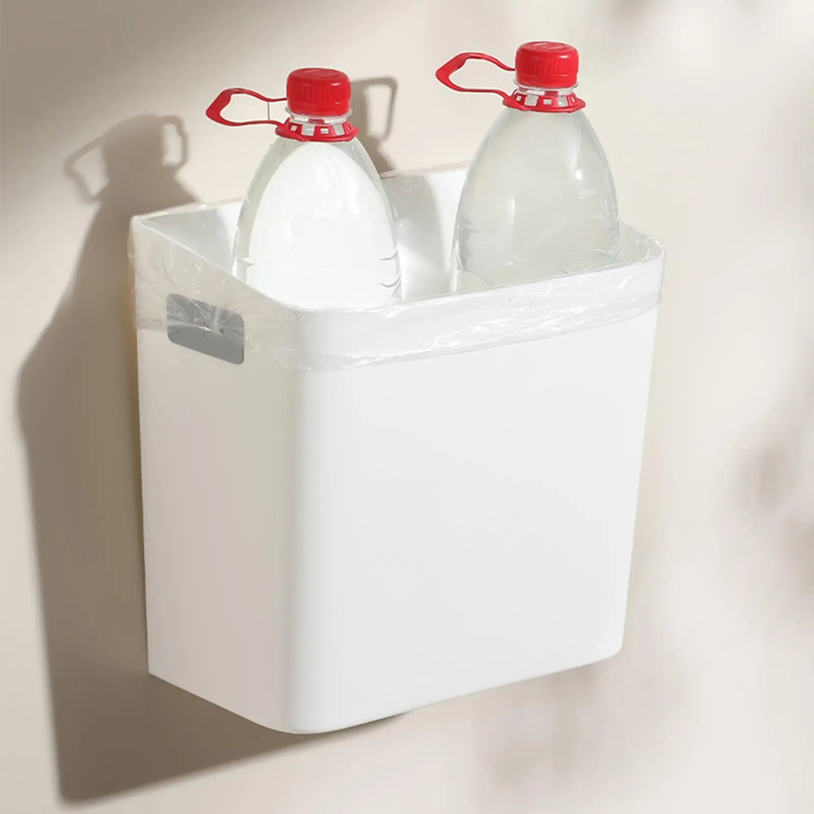 Wall Mount Trash Can Trash Container Garbage Bin for Indoor Bedroom Home