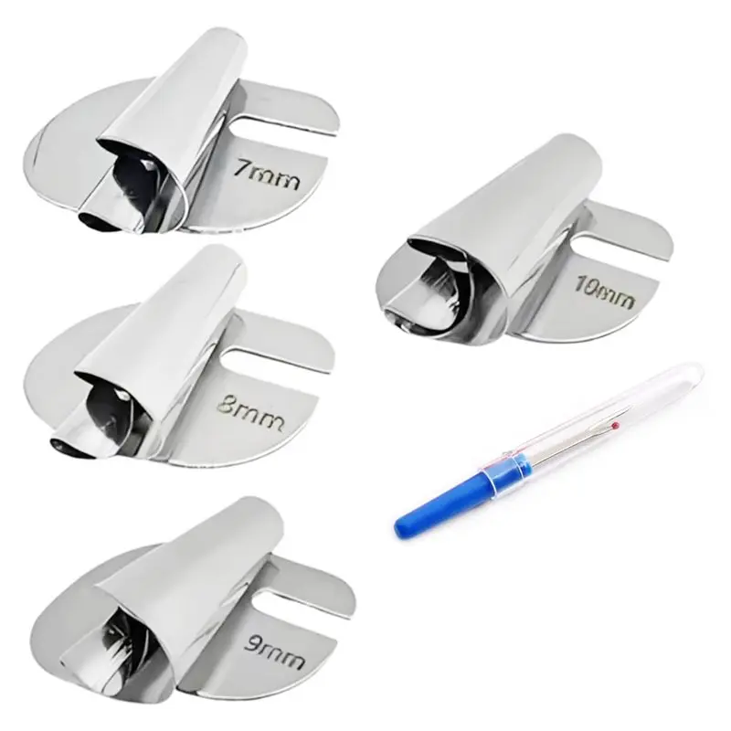 

Аксессуары для обработки ткани — швейная машина из нержавеющей стали, свернутая лапка для подшивки ткани