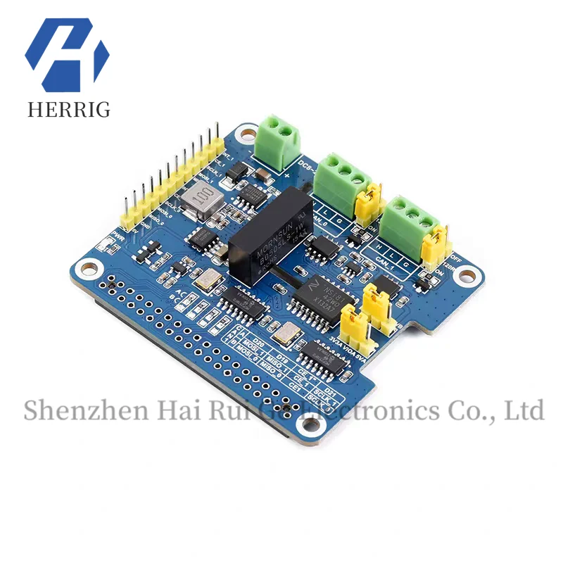 

WeiXue Raspberry Pi Dual-Channel CAN Bus Expansion Board Supports CAN FD/Isolated/SPI Interface