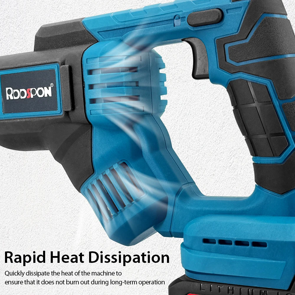 Cordless Reciprocating Saw With 4 Blades Electric Wood Metal PVC Pipe Cutting Saber Saw New Power Tool For Makita Battery