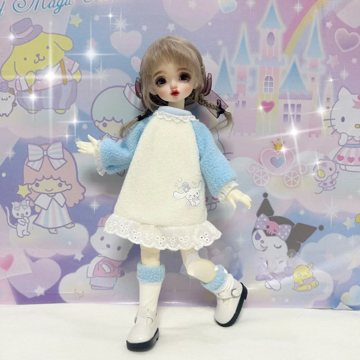 Fashion 1/6 Doll's Clothes for 30cm Bjd Doll Sweet Lovely Skirt Diy Girl Toys Dress Up Play House Doll Accessories,no Doll