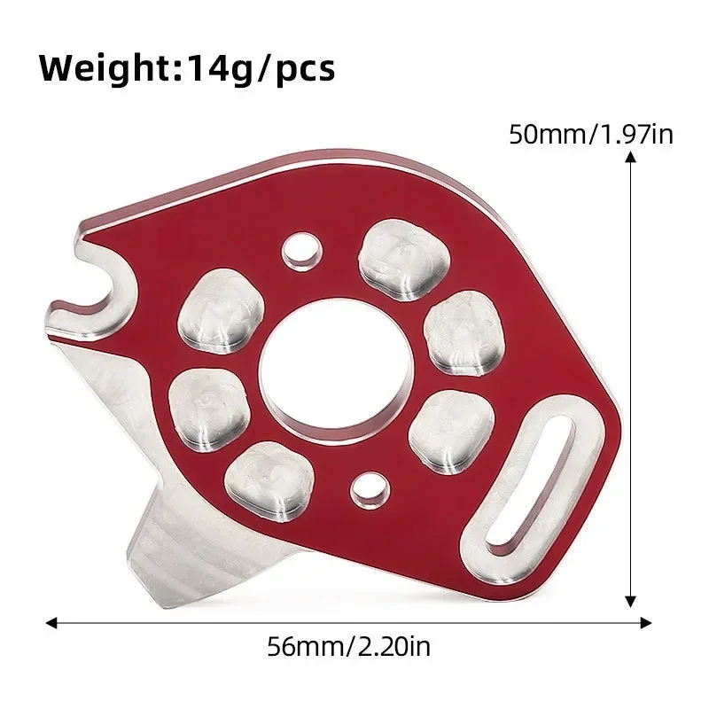 Metalen Aluminium Motor Plaat 6890X 6890R voor Slash 4X4 Stampede 4WD RC Auto Upgrade Onderdelen Accessoires