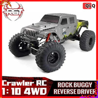 Rgt 18100 Trample 1:10 1/10 2.4g 4wd Crawler Electric Off-road Vehicle All Terrain Rc Model Car Rtr Grey Blue Green Ex18100