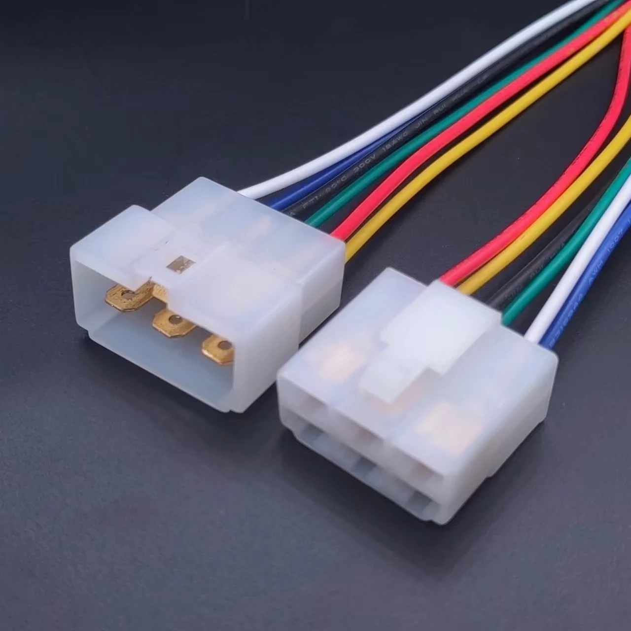 1P 2P 3P 4P 6P  6.3 MM Automobile And Moto Eletrica Quick Wire Connector Headlight Waterproof Pin Connector and terminal  ocket