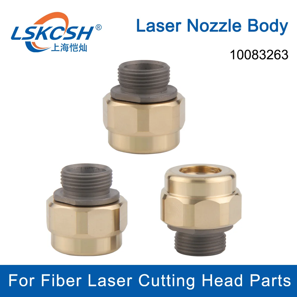 Fiber Laser Nozzle Holder Adaptor 10083263 Nozzle Body for by Fiber Laser Cutting Head Parts 10071494 10075057 Wholesale