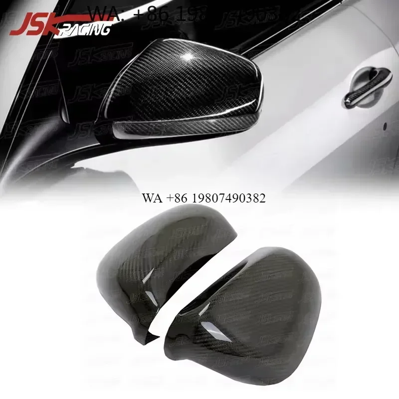 Wmwmnu Dry Carbon Fiber Mirror Cover for 2009-2012 Quattroporte Car Parts Modified Upgraded Exterior Accessories