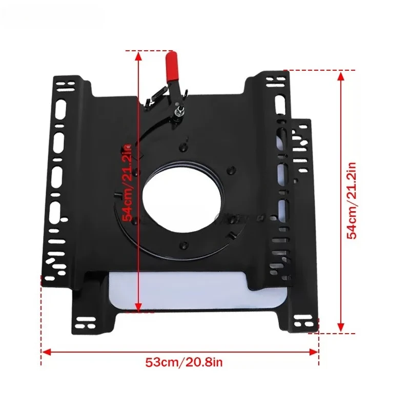 Car Seat Turntable 360° Rotation Mechanism, Smooth Swivel Base for VW T5/T6, Universal Vehicle Seat Accessories