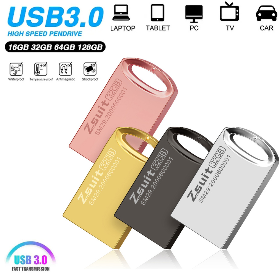  Zsuit Usb Flash Drive Memory Stick 8GB 32GB 64GB 128GB  Pen Drive For Laptop Usb 3 0 Stick  Free Delivery Gift Custom Logo 