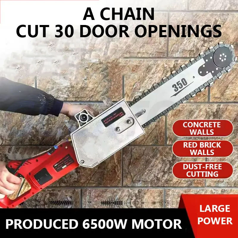 High Power Reinforced Concrete Slotting And Cutting Machine Electric Chain Saw Cement Wall Cutting Machine Modify Doors Windows