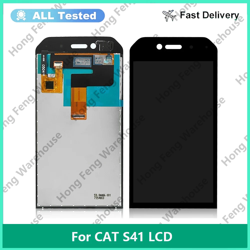 

5" For Caterpillar CAT S41 LCD Display Front Glass Touch Replacement 1080x1920p LCD For Cat S41 LCD Screen Sensor+ Glue