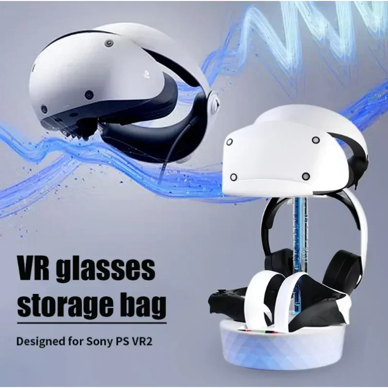 Charging Dock for PSVR2 Game Controller Charger Station Earphone Headphones Bracket Controller Charging Cradle for PS VR2