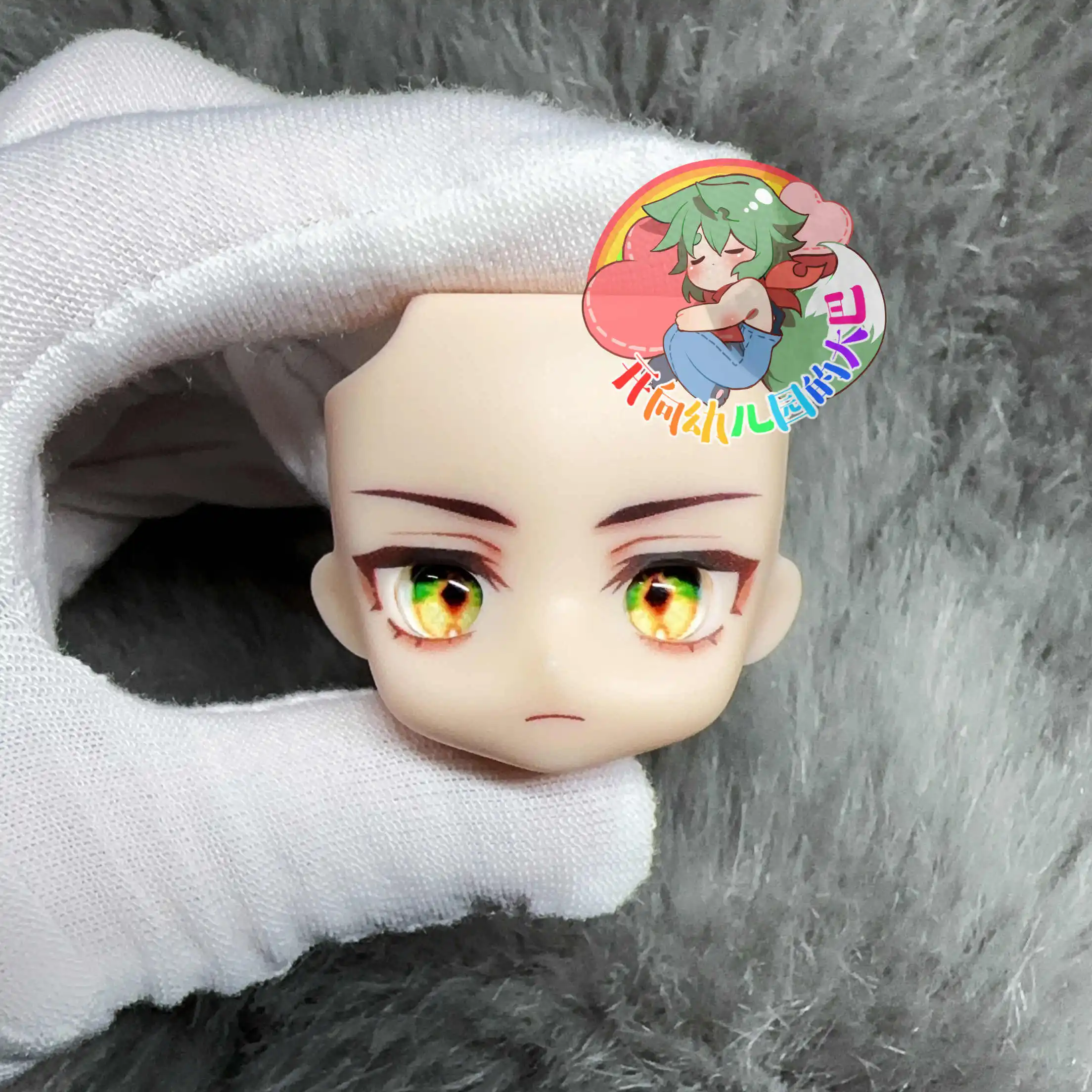 Handmade Honkai: Star Rail Kinich OB11 OB22 OB24 Face Open Eye Shell BJD Doll Accessories Game Props Anime Figure Toy For Kids