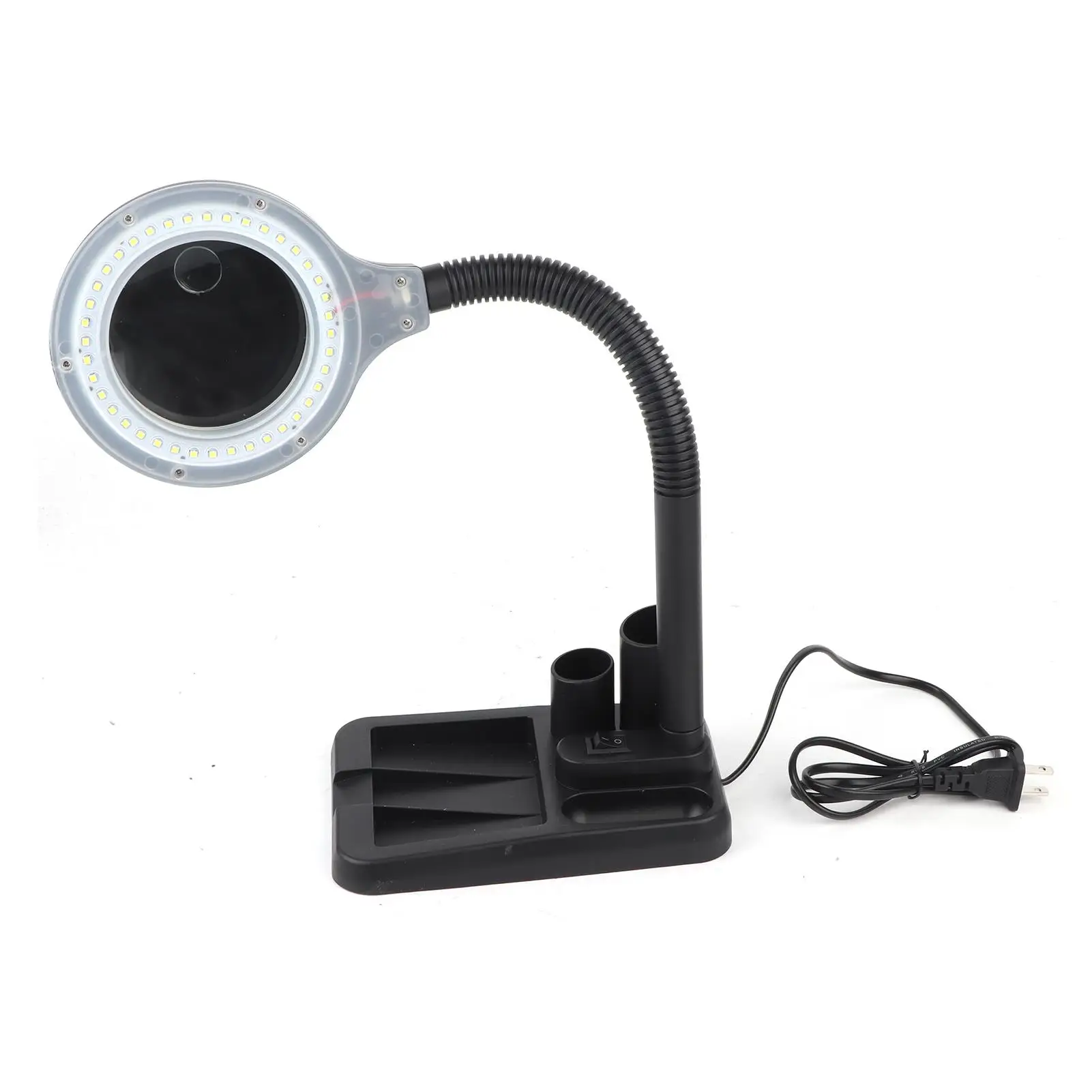 40 LED Nail Art Magnifying Lamp - 5X/10X Adjustable Desk Light for Tattoo & Beauty - US Plug