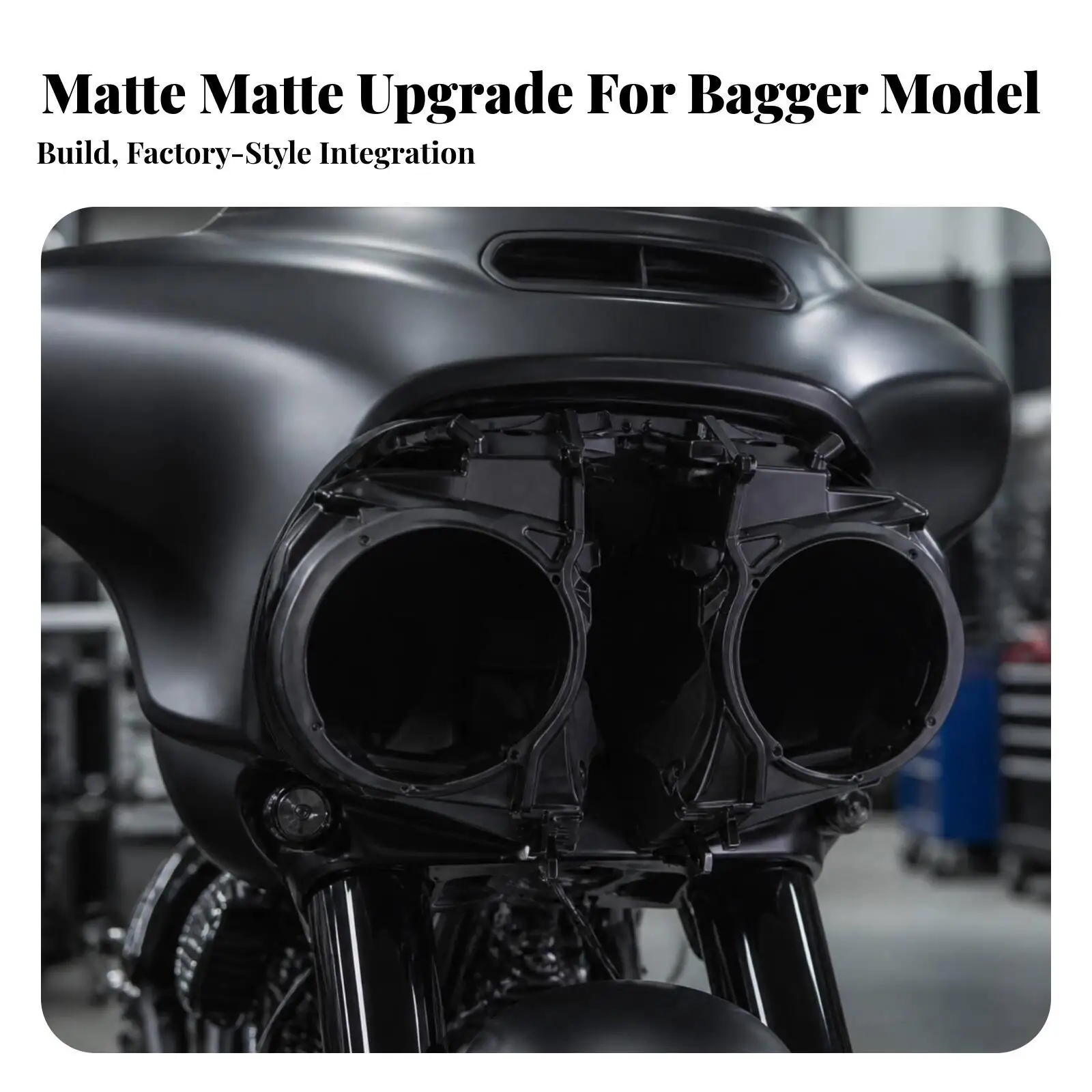 Motorcycle Accessory Long-Lasting Harley Road Glide Speaker Cover Aftermarket