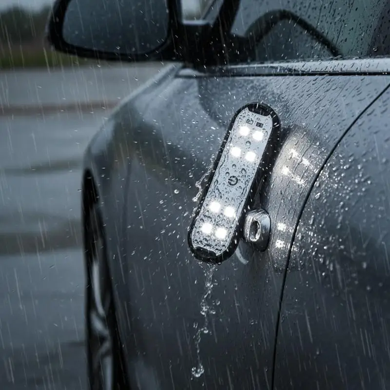 

LED Colorful Flashing Car Door Lights, Magnetic Decorative Welcome Lamp, Auto Open Door Warning Signal