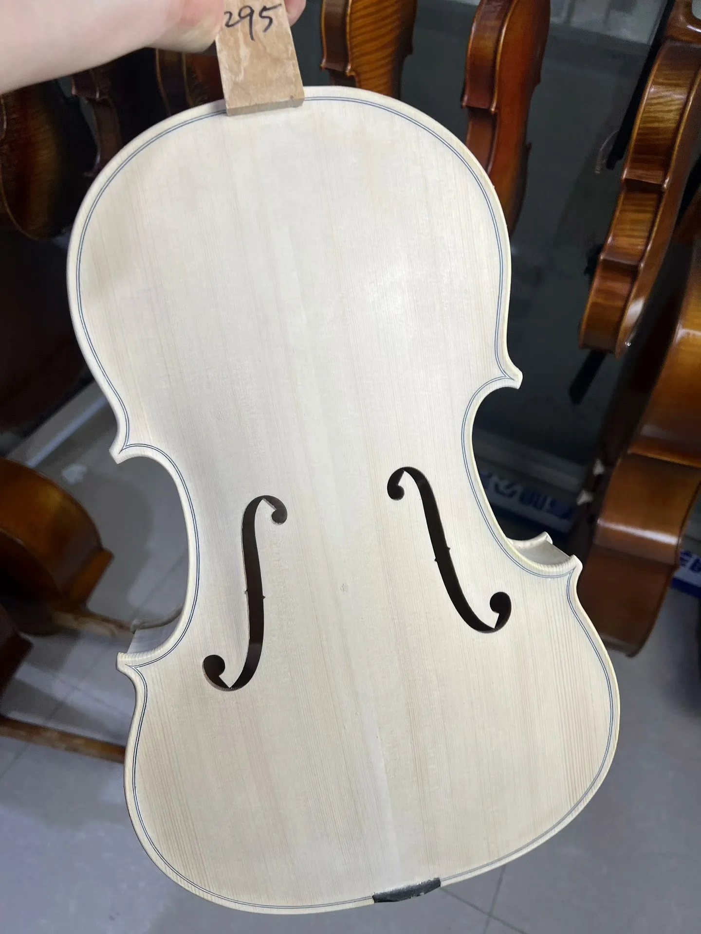 Fully hand planed Maple white embryo Viola 16.5\