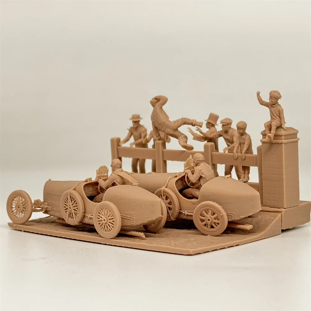 1/72 مقياس السباق الأسطوري 1900 شخصية الراتنج نموذج المشهد التاريخي مصغرة الديوراما #2