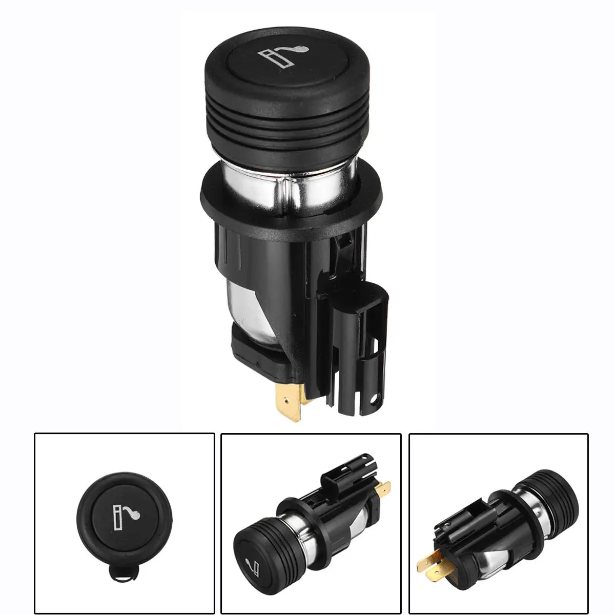 For Ford Focus Fiesta C-Max Mondeo S-Max Galaxy Transit/Transit Connect ABS Plastic Cigarette Lighter Adapter