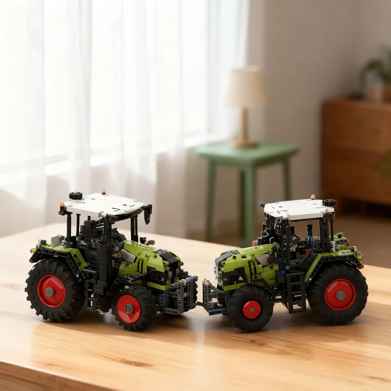 

1058pcs MOC Tractor Acion With Power Functions Technical Model Building Blocks Architecture Toy Christmas Gifts Brick Kids DIY